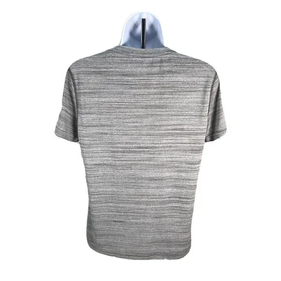 adidas Women's Gray Short Sleeve Ultimate Tee Athletic Shirt Sz L - Picture 2 of 3